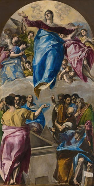 El Greco (Domenikos Theotokopoulos) - The Assumption Of The Virgin
