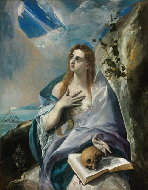 El Greco (Domenikos Theotokopoulos) - The Penitent Magdalene