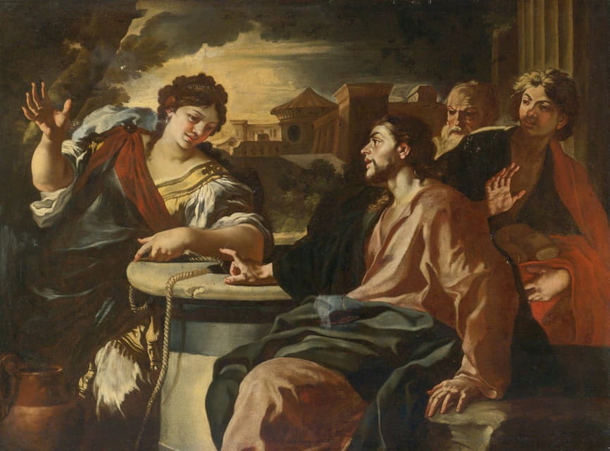 Francesco Solimena - Christ And The Woman Of Samaria