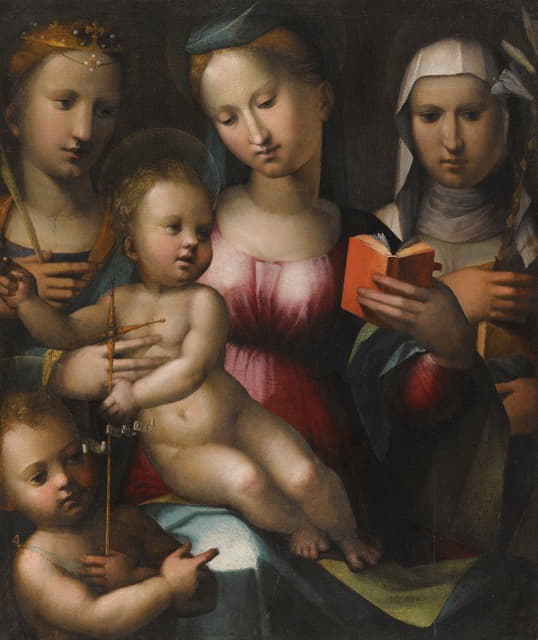 圣母与圣子安妮、凯瑟琳和婴儿施洗约翰
