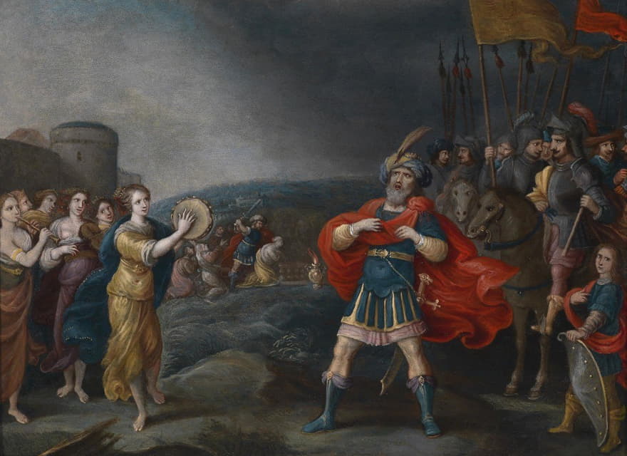 Hieronymus Francken III - Jephthah Meets His Daughter