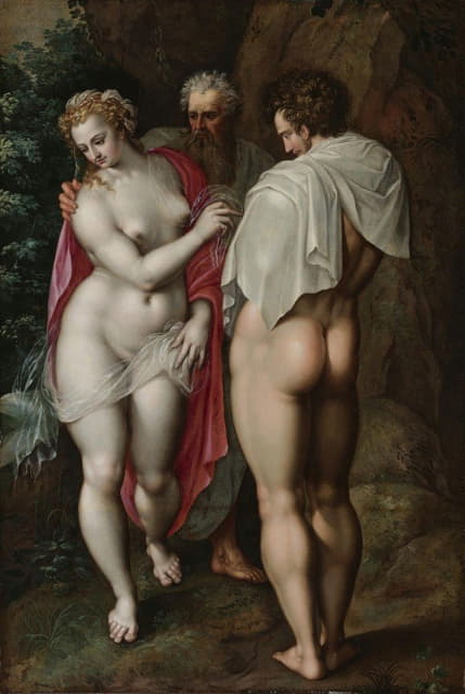 Jacob De Backer - Adam And Eve