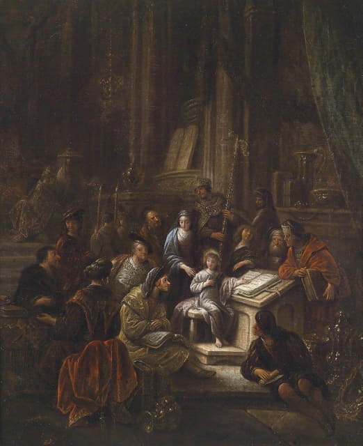 Jacob Willemsz De Wet - Der Zwölfjährige Jesus Im Tempel