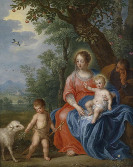 Jan Brueghel the Younger - De Heilige Familie Met Johannes