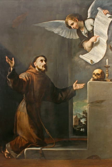Jusepe de Ribera - Saint Francis Receives The Seven Privileges From The Angel