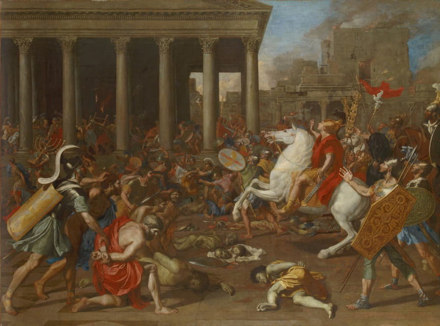 Nicolas Poussin - The Conquest Of Jerusalem By Emperor Titus