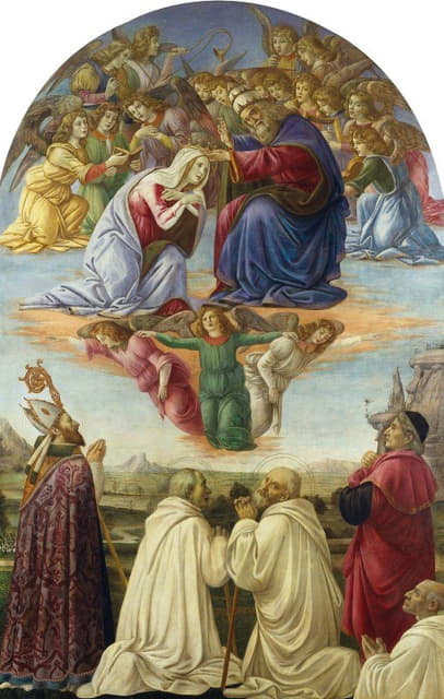Sandro Botticelli - The Coronation Of The Virgin
