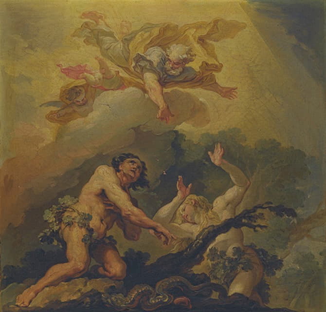 Vicente López Portaña - The Expulson Of Adam And Eve From Paradise