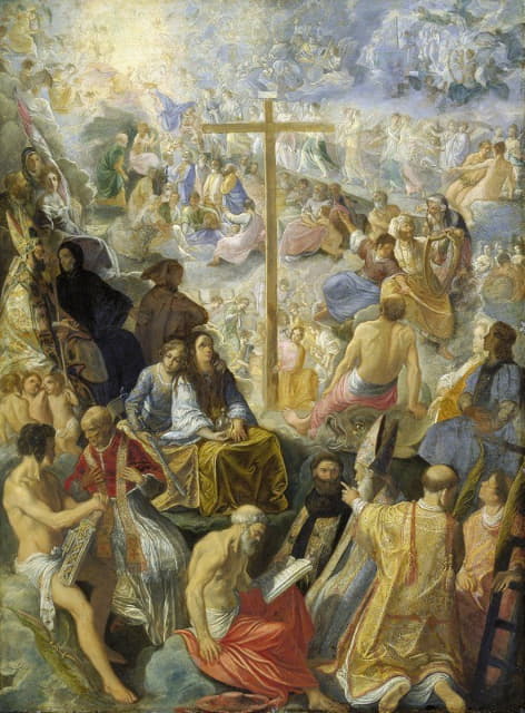 法兰克福祭坛画《真十字架升华》