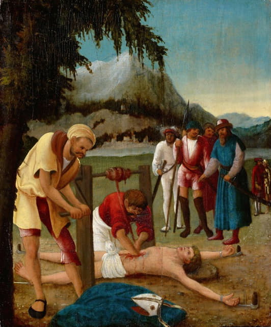 Albrecht Altdorfer Workshop - The Martyrdom of Saint Erasmus