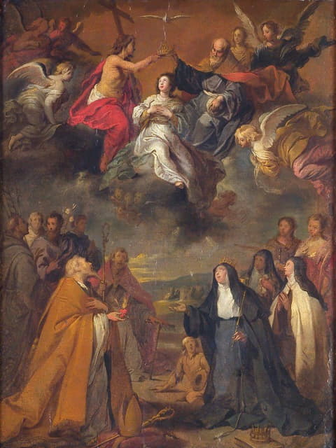 Cornelis Schut - The Coronation of the Virgin
