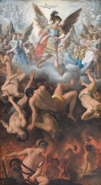 Eugenio Cajés - The Fall of the Rebel Angels