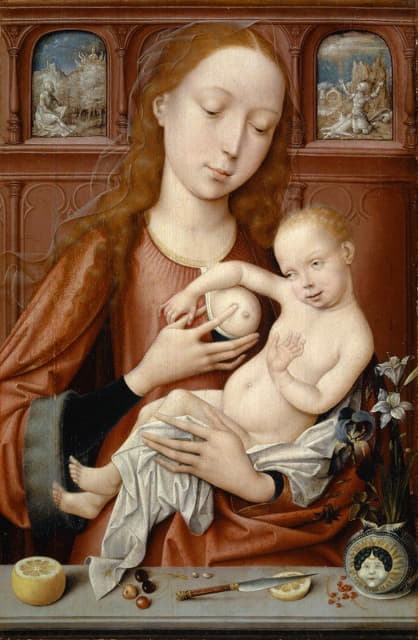 Goossen Van Der Weyden - The Nursing Madonna