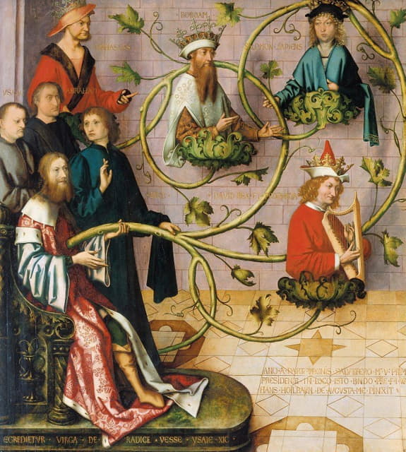 Hans Holbein The Elder - Tree of Jesse