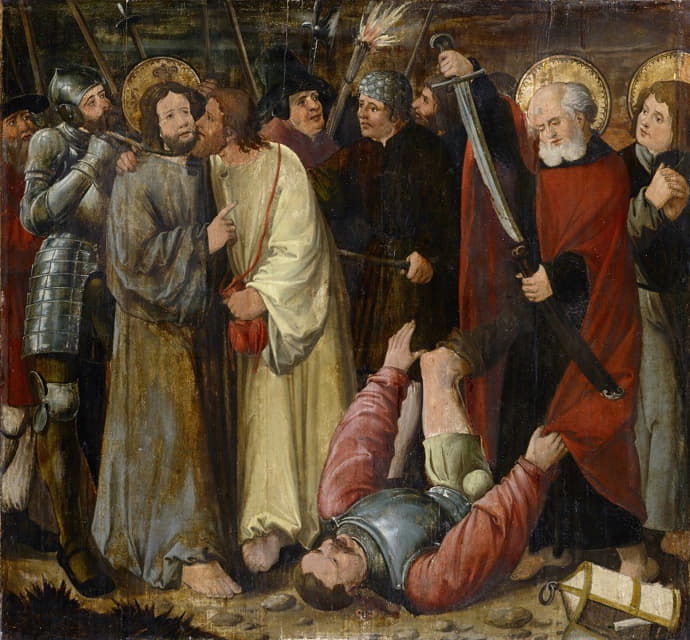 Hans Leu the younger - The Apprehension of Christ