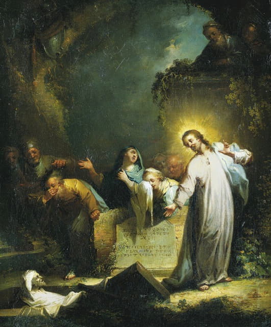 Johann Georg Trautmann - The Raising of Lazarus