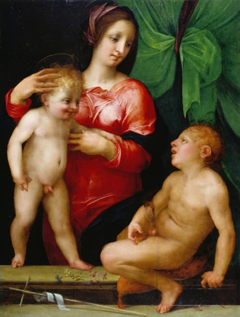 Rosso Fiorentino - Madonna and Child with the Infant St. John