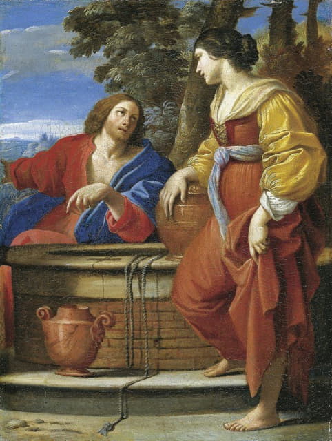 基督和撒玛利亚妇人在井旁