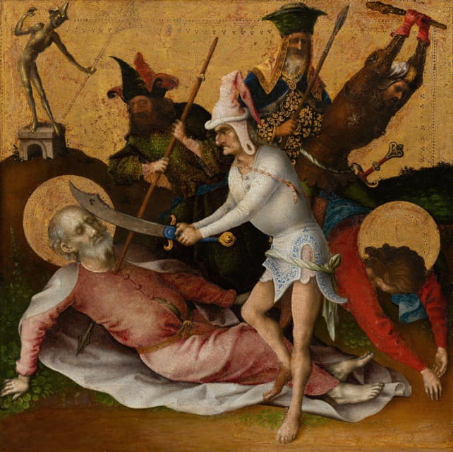 Stefan Lochner - Martyrdom of St Simon and Judas