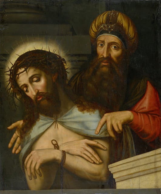 头戴荆冠的耶稣画像
