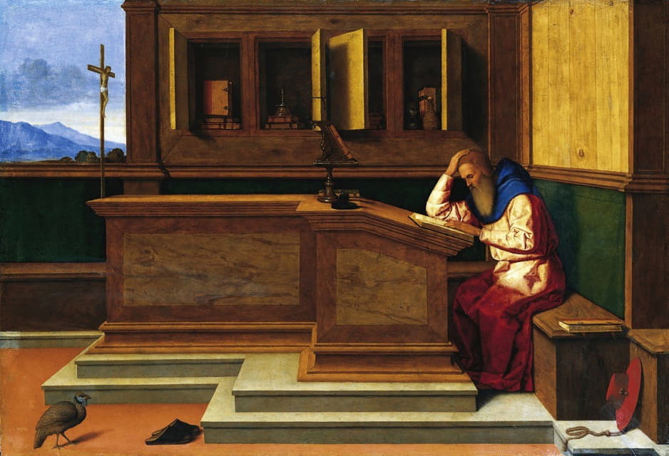 Vincenzo Catena - Saint Jerome in His Study