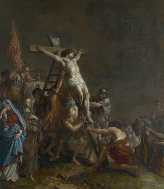 Adriaen Backer - Raising of the Cross