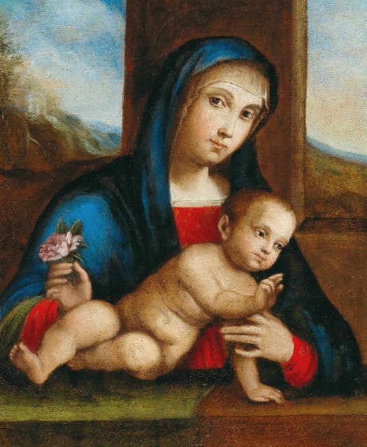 Circle of Francesco Francia - Madonna and Child