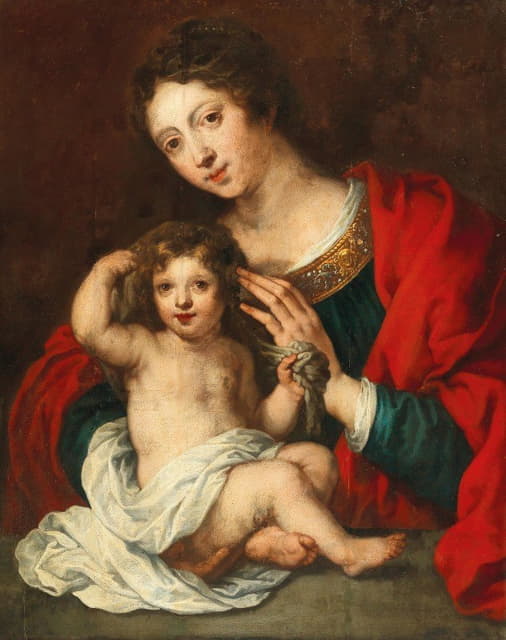 Flemish School - Madonna and Child