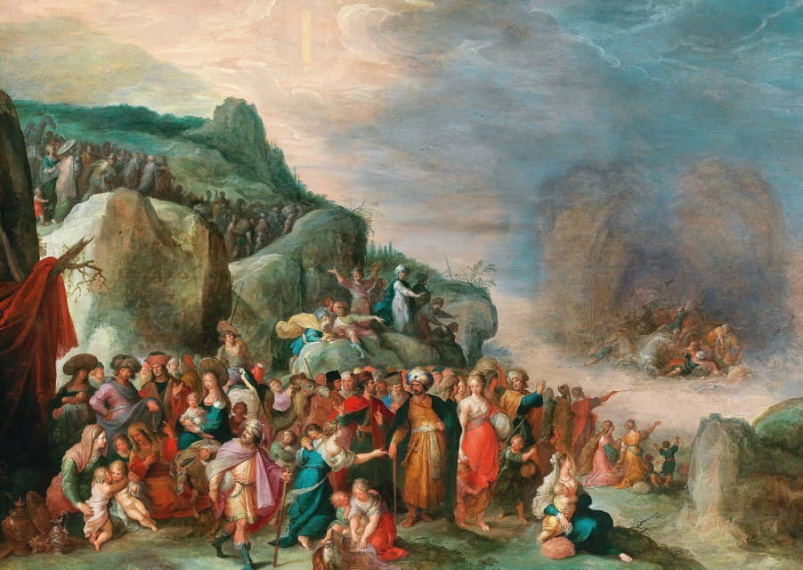 Frans Francken the Younger - The Crossing of the Red Sea