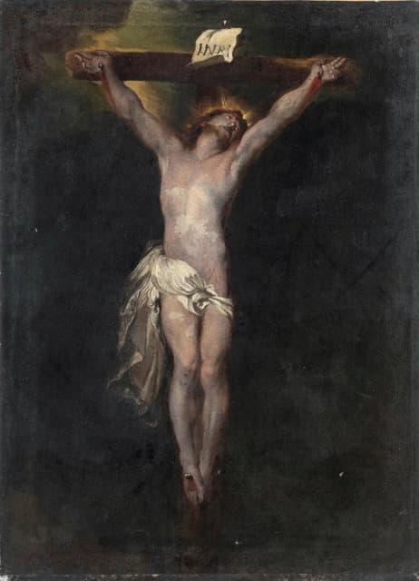 Genoese School - Christ on the Cross