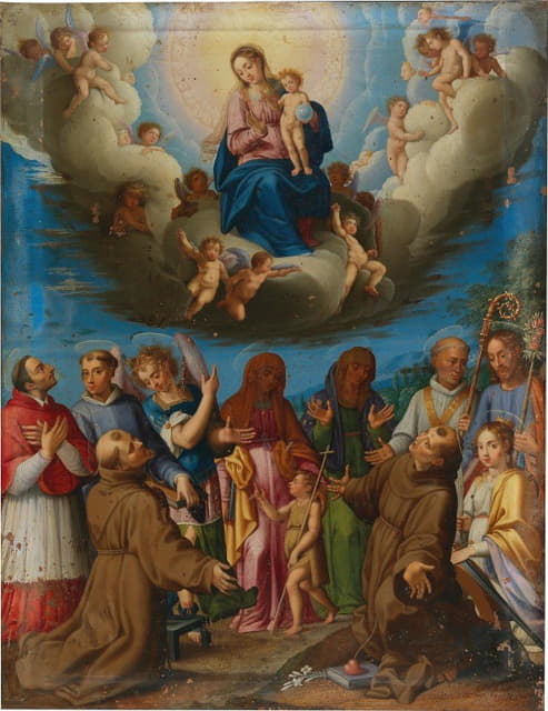 Giovanni Losardi - Madonna in Glory with Saints