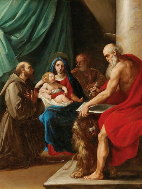 圣弗朗西斯和圣杰罗姆的神圣家庭