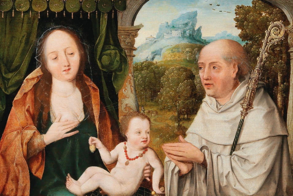 圣母与圣伯纳德的孩子
