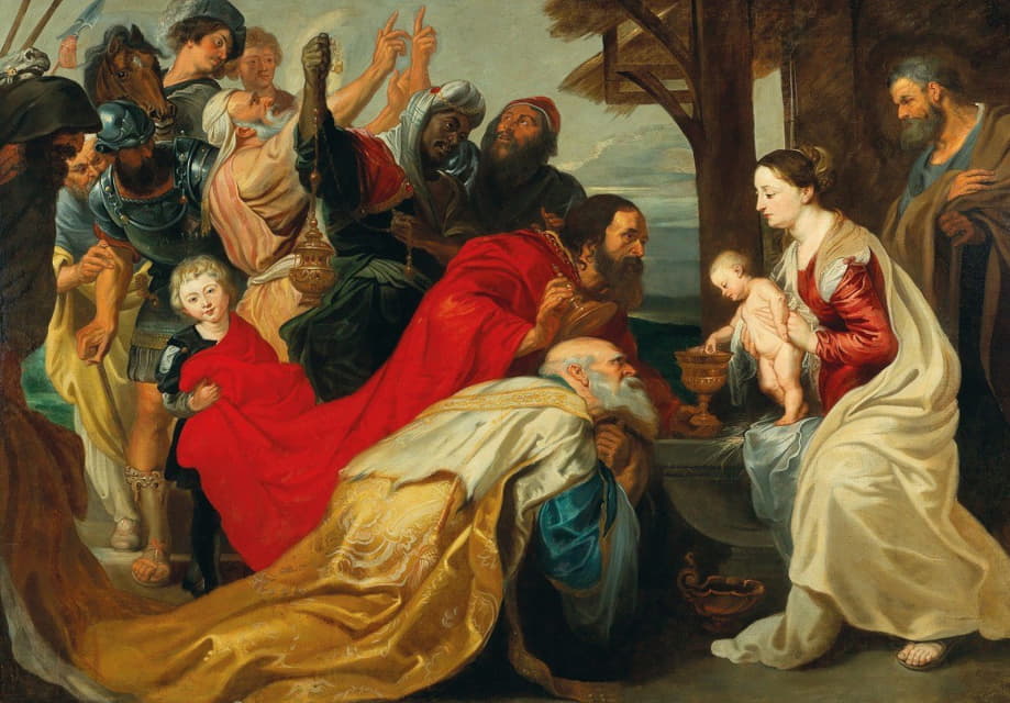 Workshop of Peter Paul Rubens - The Adoration of the Magi