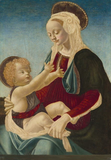 After Andrea del Verrocchio - Madonna and Child