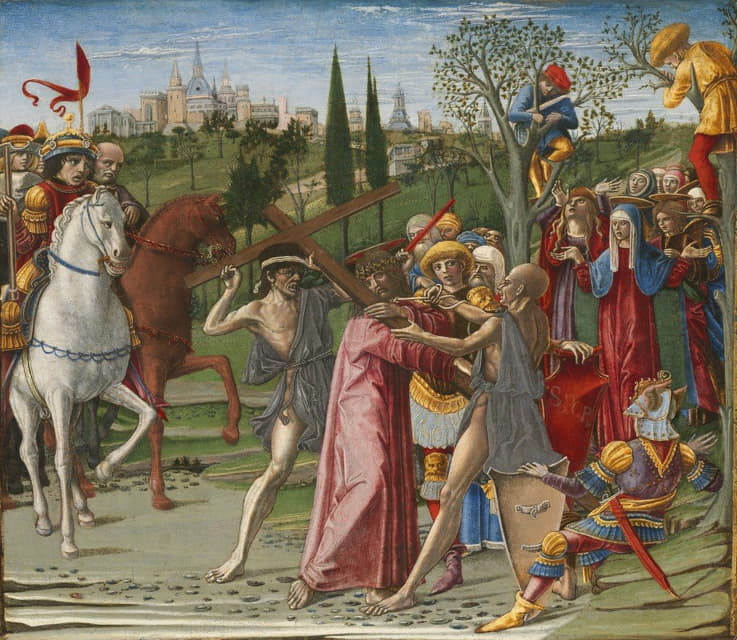 Benvenuto di Giovanni - Christ Carrying the Cross