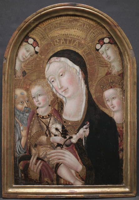 Carolino da Viterbo - Virgin and Child with Saint Jerome and Saint Catherine of Alexandria
