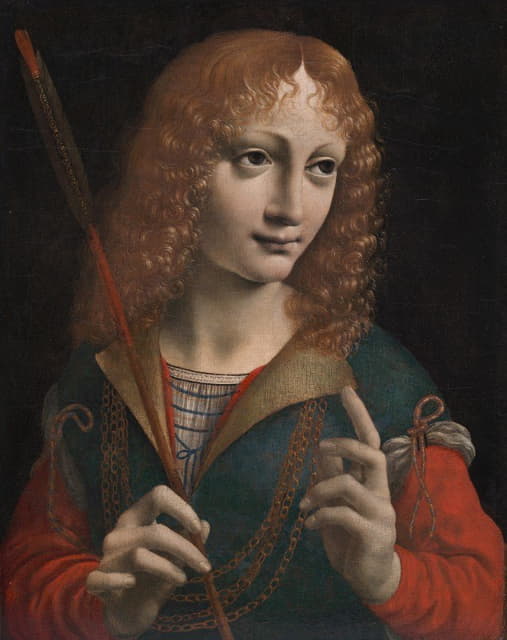 Marco d' Oggiono - Portrait of a Youth as Saint Sebastian