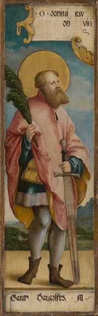 Peter Strüb the Younger (Master of Messkirch) - Saint Gangolf