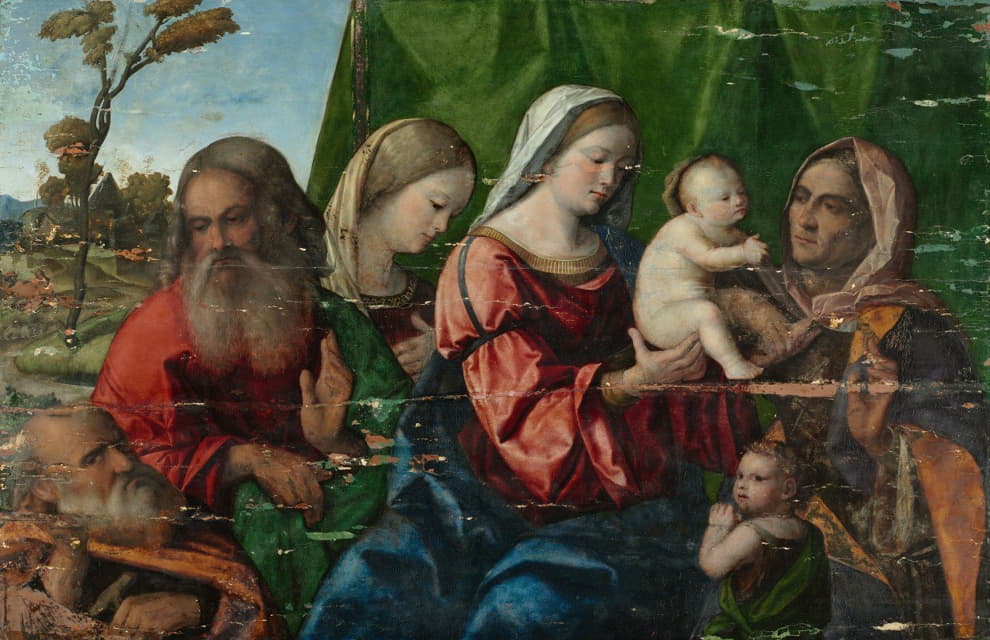Anonymous - Virgin and Child with Saints