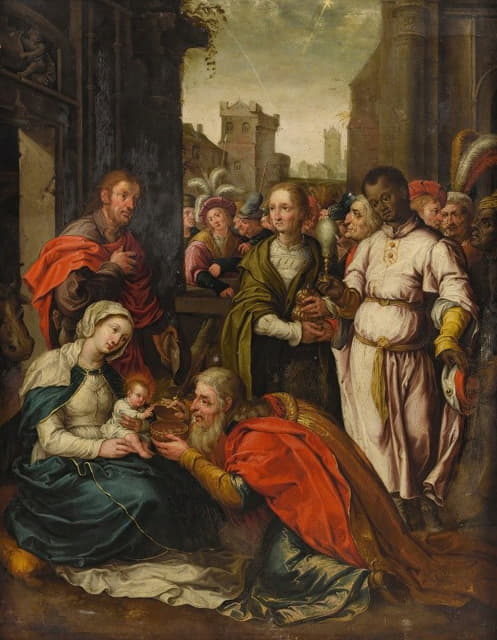 Circle of Frans Francken the Younger - Adoration Of The Magi