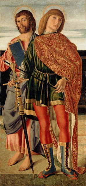 Cristoforo Caselli - Saint Matthew and Saint Sebastian