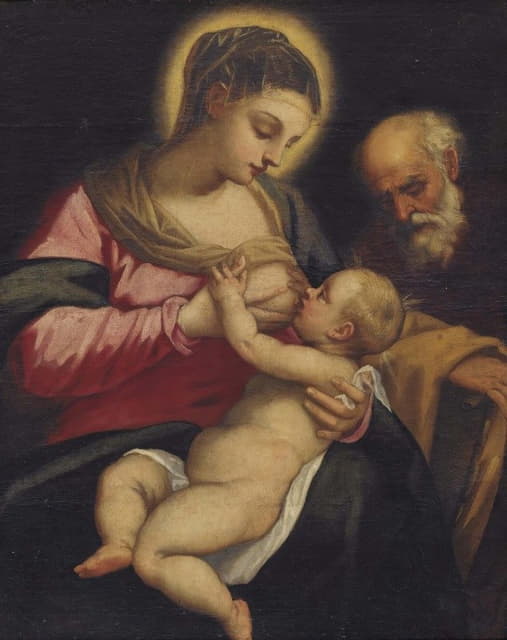 Domenico Tintoretto - Holy Family