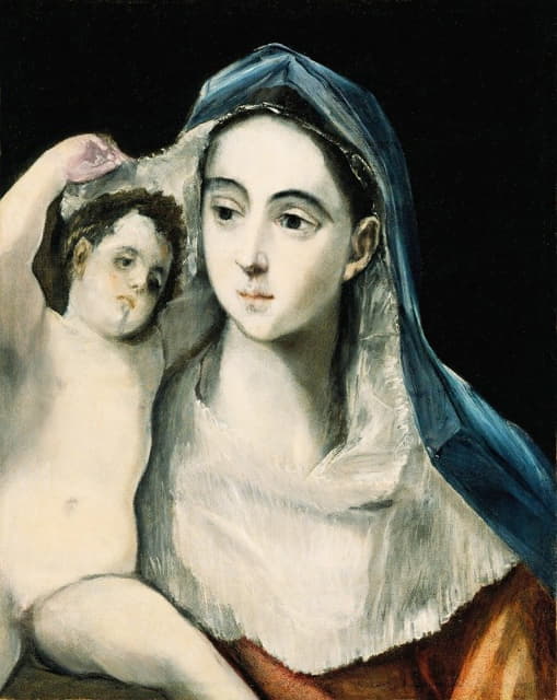El Greco (Domenikos Theotokopoulos) - Madonna And Child