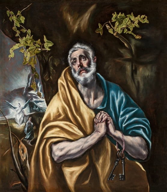 El Greco (Domenikos Theotokopoulos) - The Penitent Saint Peter