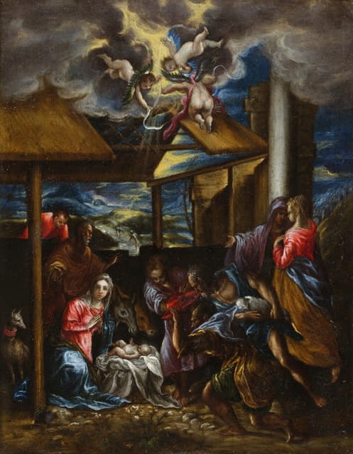 El Greco (Domenikos Theotokopoulos) - The Adoration Of The Shepherds