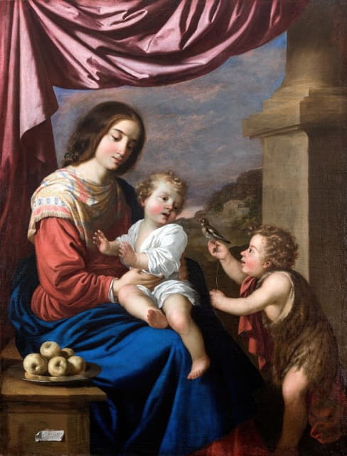 Francisco de Zurbarán - Virgin and Child with Saint John