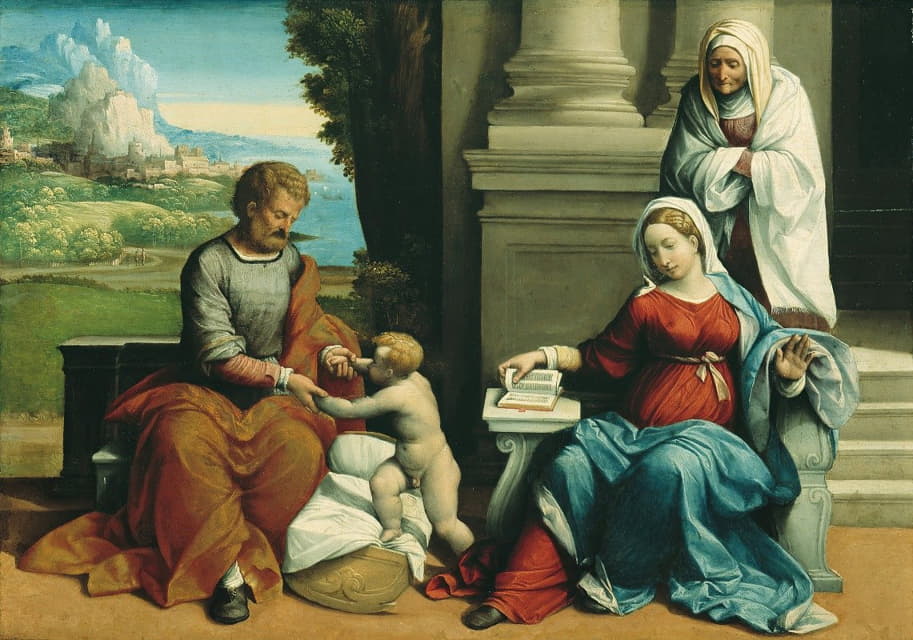 Benvenuto Tisi - Holy Family with St. Anne