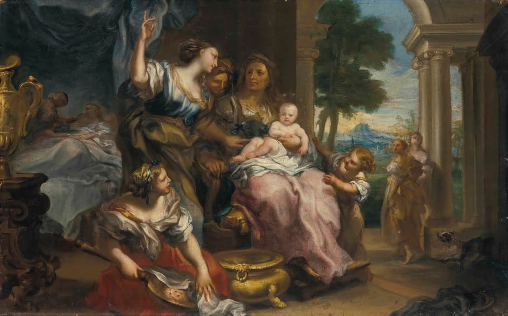 Genoese School - The Birth Of The Virgin