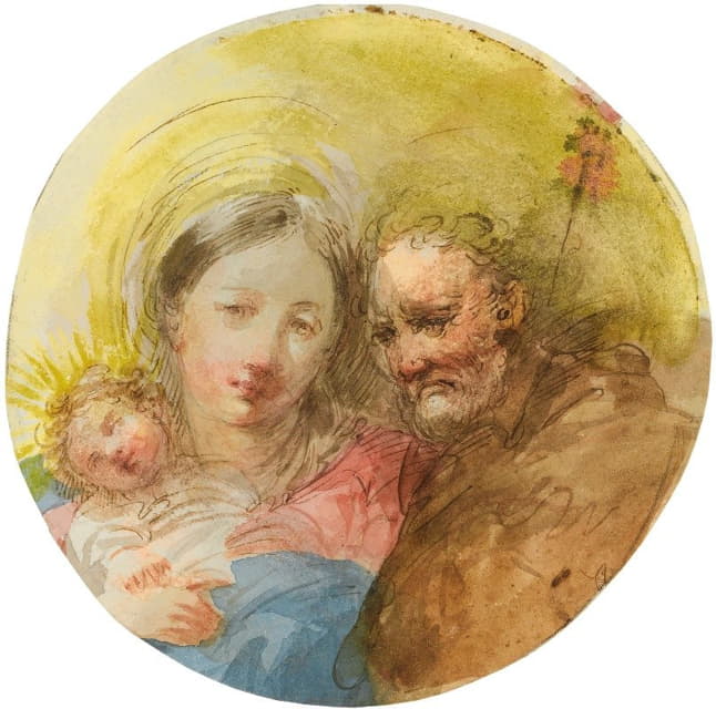 Giuseppe Bernardino Bison - The Holy Family
